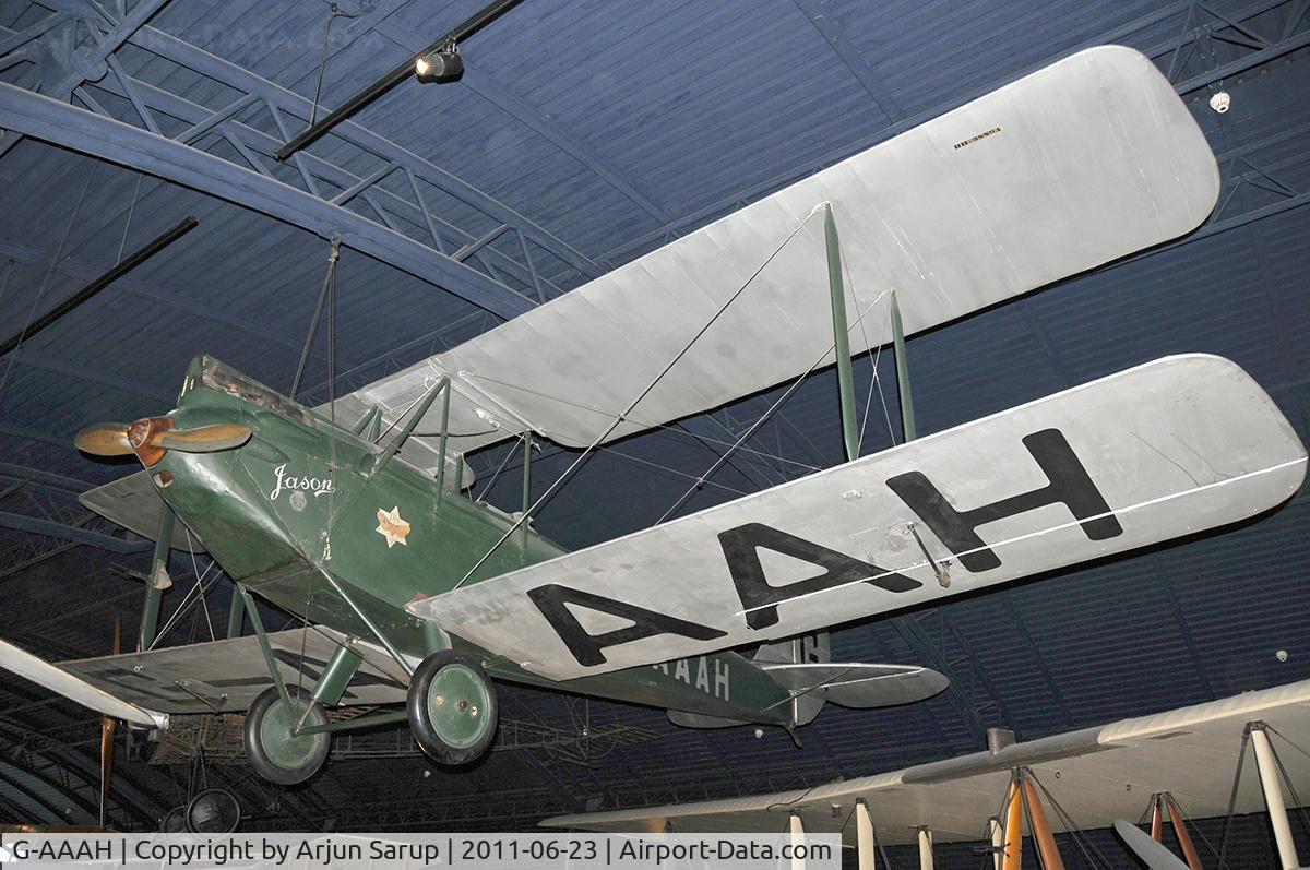 G-AAAH, 1928 De Havilland DH.60G Gipsy Moth C/N 804, Dim lighting inside Science Museum London reveals Amy Johnson's Gypsy Moth 