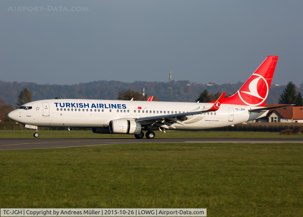 TC-JGH, 2006 Boeing 737-8F2 C/N 34406, Arriving from Istanbul.