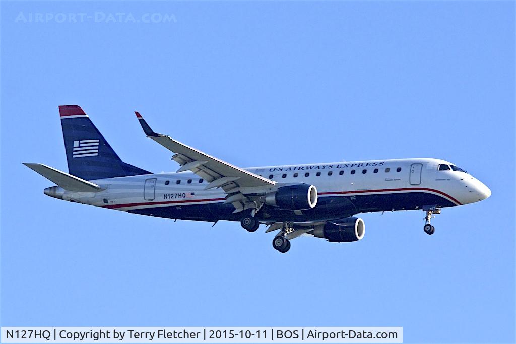 N127HQ, 2008 Embraer 175LR (ERJ-170-200LR) C/N 17000206, 2008 Embraer ERJ 170-200 LR, c/n: 17000206 at Boston