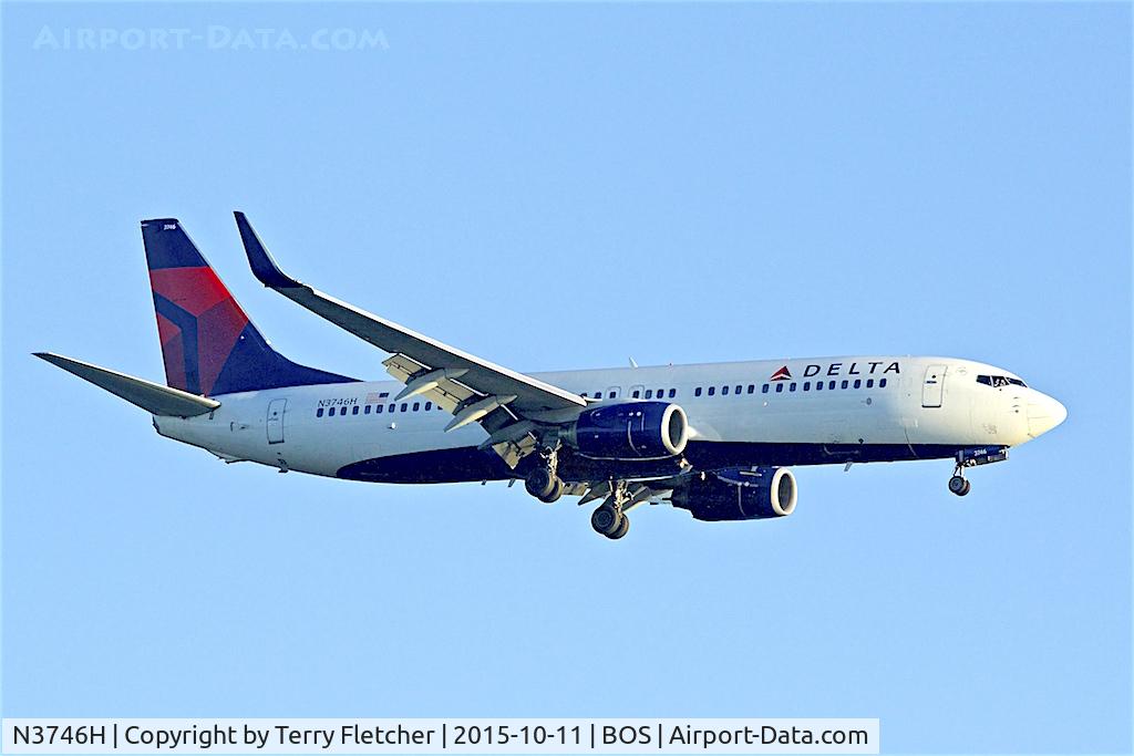 N3746H, 2001 Boeing 737-832 C/N 30488, Delta Airlines 2001 Boeing 737-832, c/n: 30488