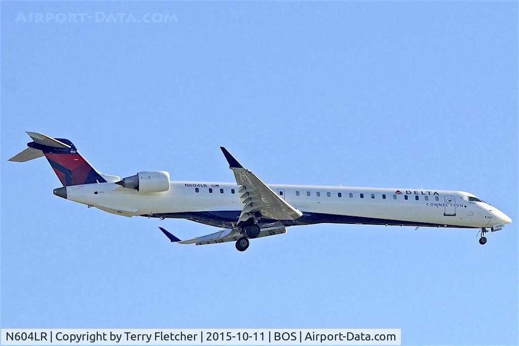N604LR, 2007 Bombardier CRJ-900ER (CL-600-2D24) C/N 15152, 2007 Bombardier CL600-2D24, c/n: 15152 at Boston