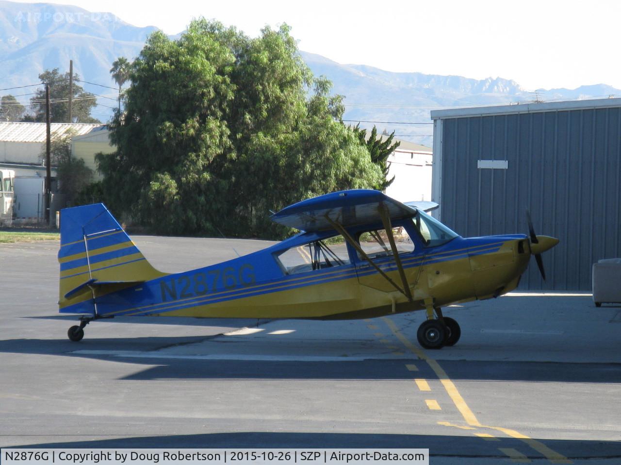 N2876G, 1967 Champion 7ECA Citabria C/N 522-68, 1967 Champion 7ECA CITABRIA, Lycoming O-235 115 Hp