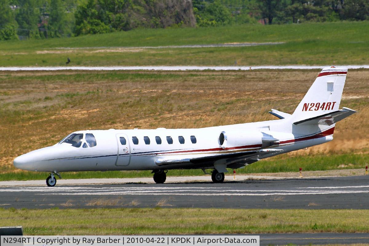 N294RT, 1995 Cessna 560 C/N 560-0264, Cessna Citation Ultra [560-0264] Atlanta-Dekalb Peachtree~N 22/04/2010