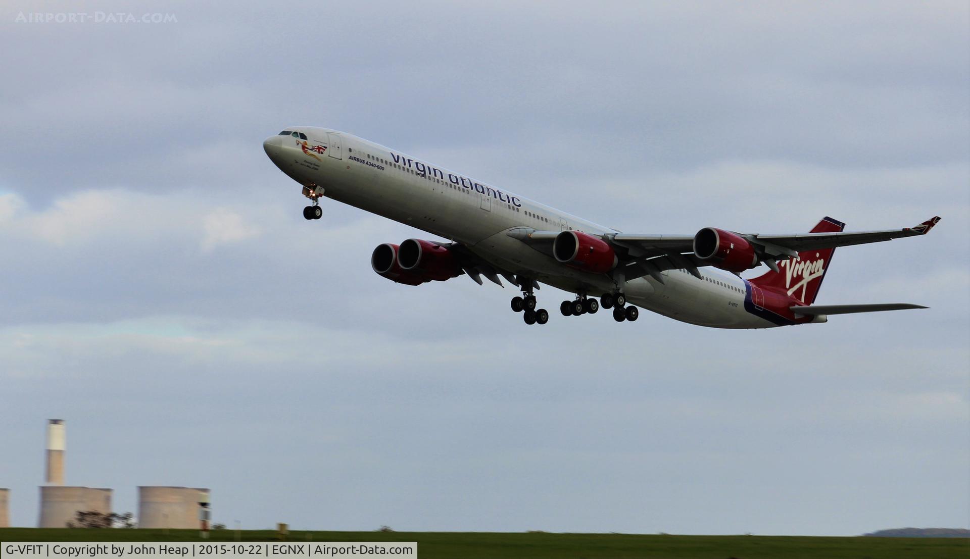 G-VFIT, 2006 Airbus A340-642 C/N 753, East Midlands Airport