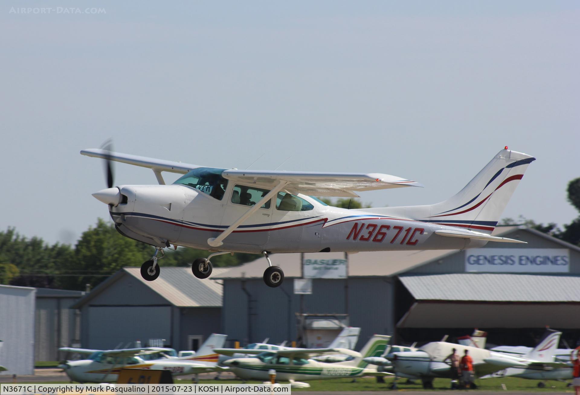 N3671C, 1978 Cessna R182 Skylane RG C/N R18200302, Cessna R182