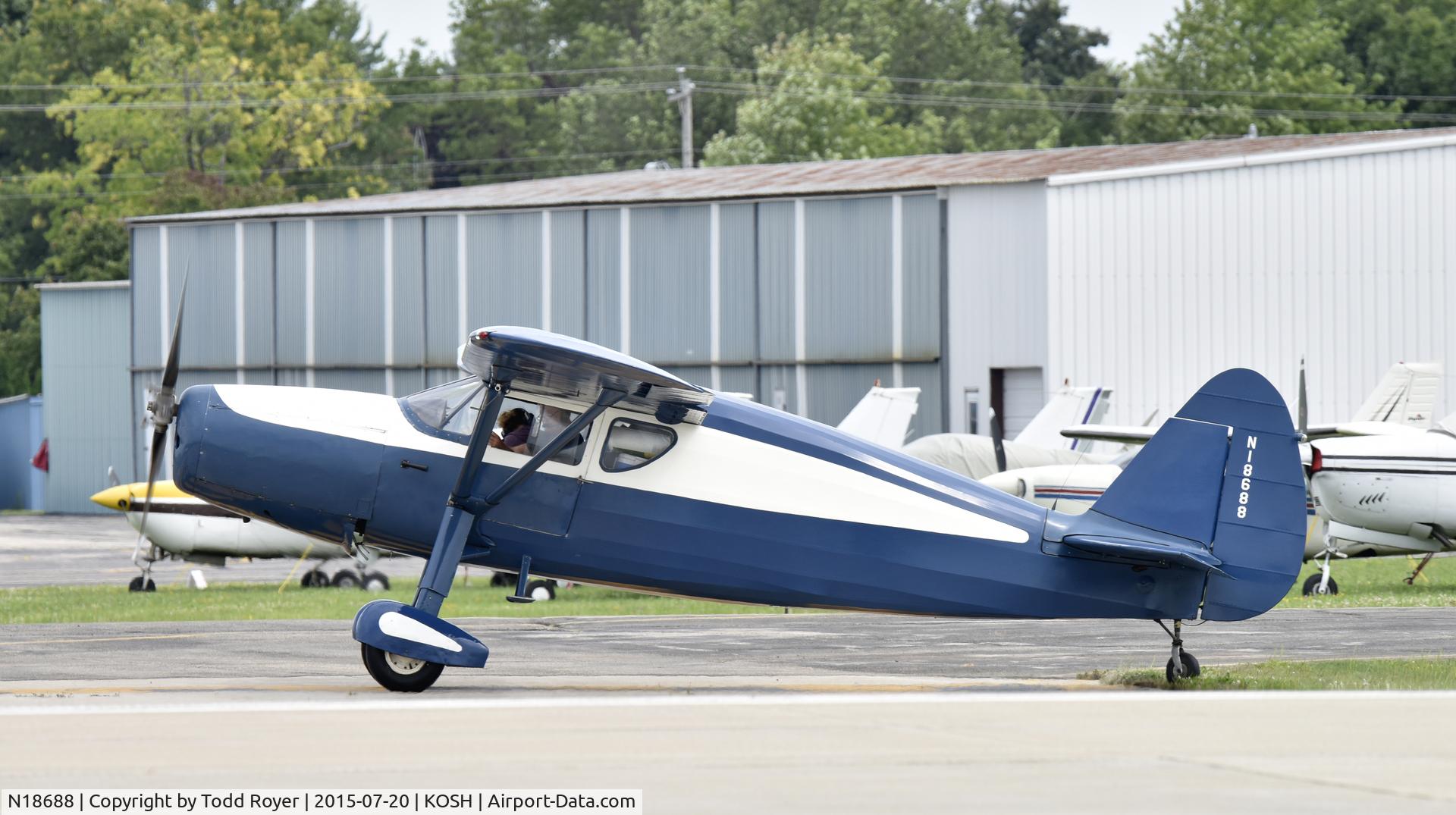 N18688, 1939 Fairchild 24R-46 C/N W-101, Airventure 2015
