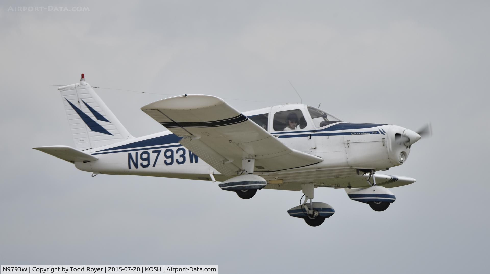 N9793W, 1967 Piper PA-28-140 C/N 28-23286, Airventure 2015