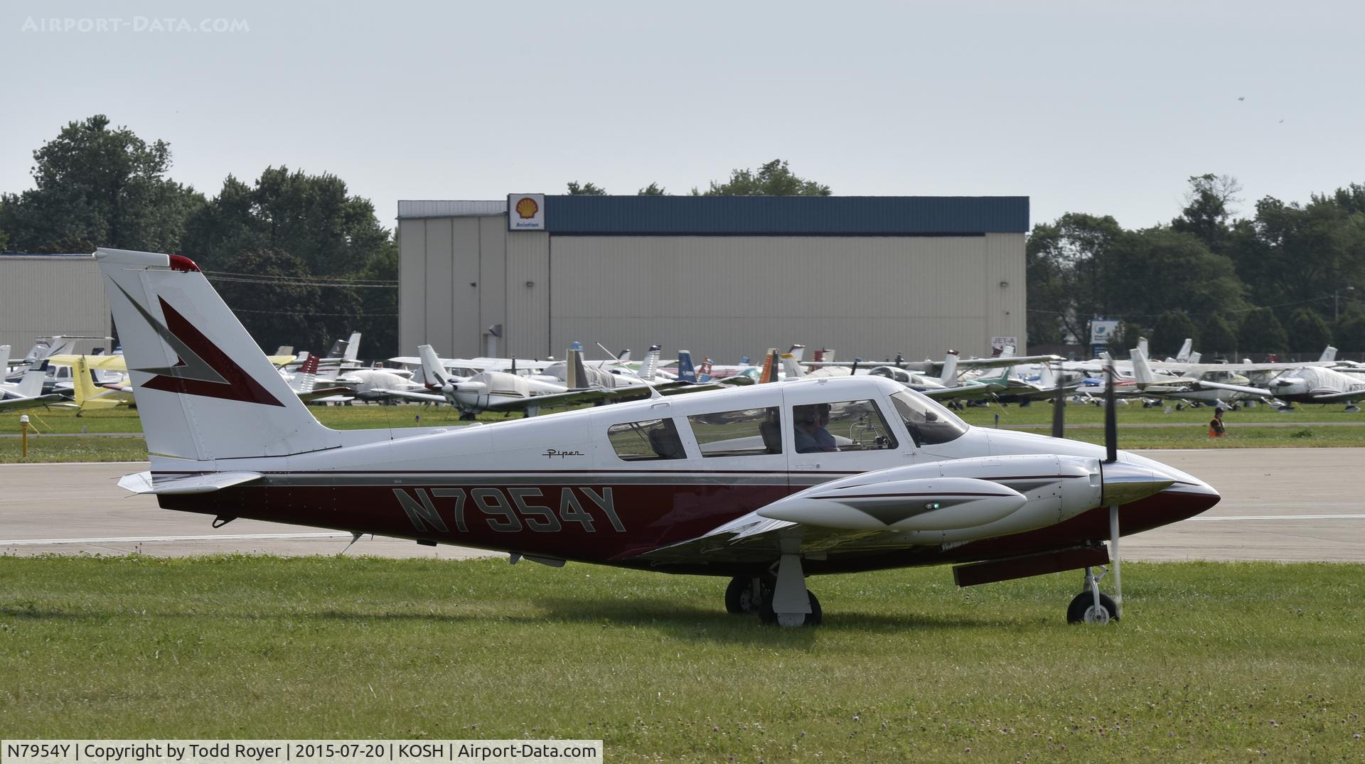 N7954Y, 1966 Piper PA-30-160 Twin Comanche Twin Comanche C/N 30-1050, Airventure 2015