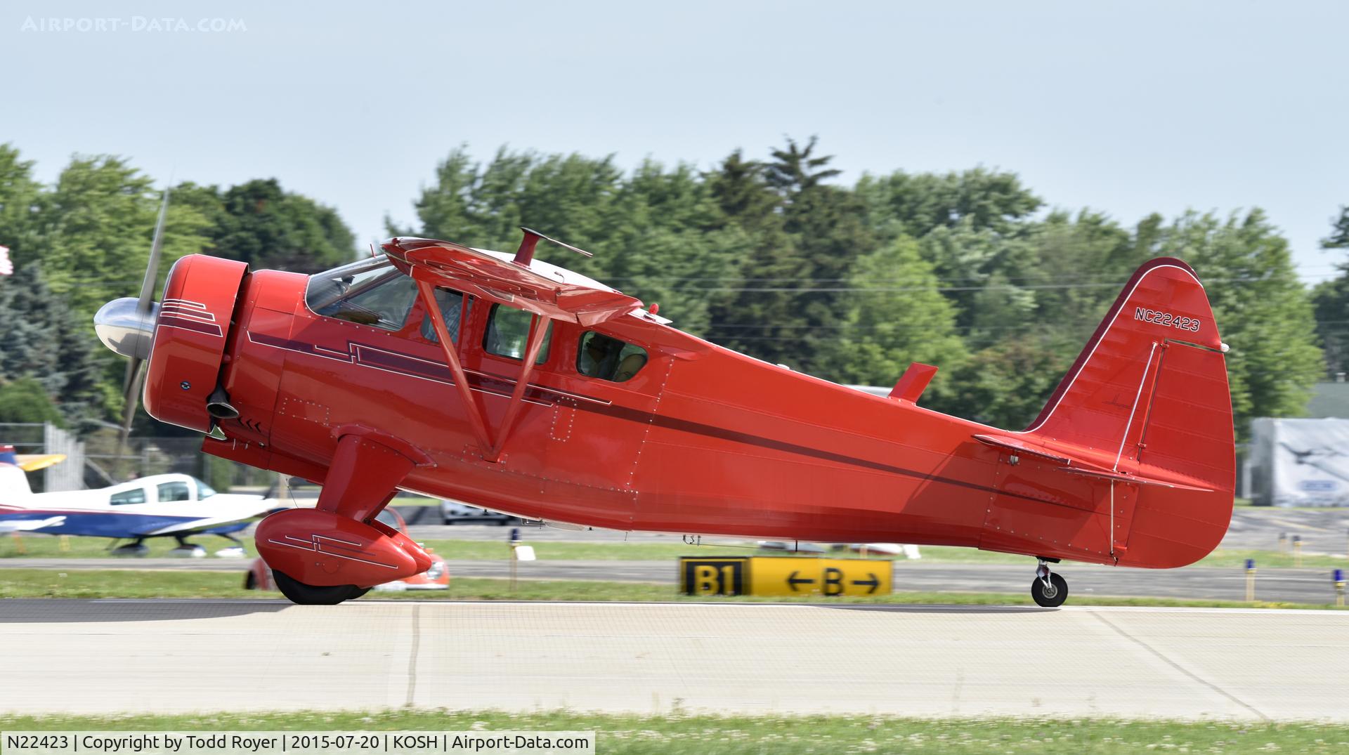 N22423, 1940 Howard Aircraft DGA-15P C/N 522, Airventure 2015