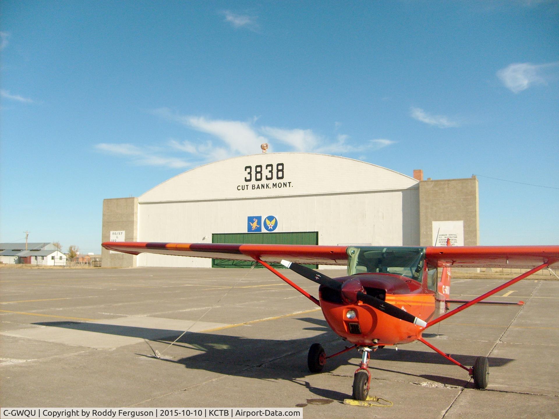 C-GWQU, 1974 Cessna 150L C/N 15075682, Cessna 150L .. C-GWQU .. Owner - Roddy Ferguson .. Purchased 2013 .. Current Home Base - Taber (CED5) AB