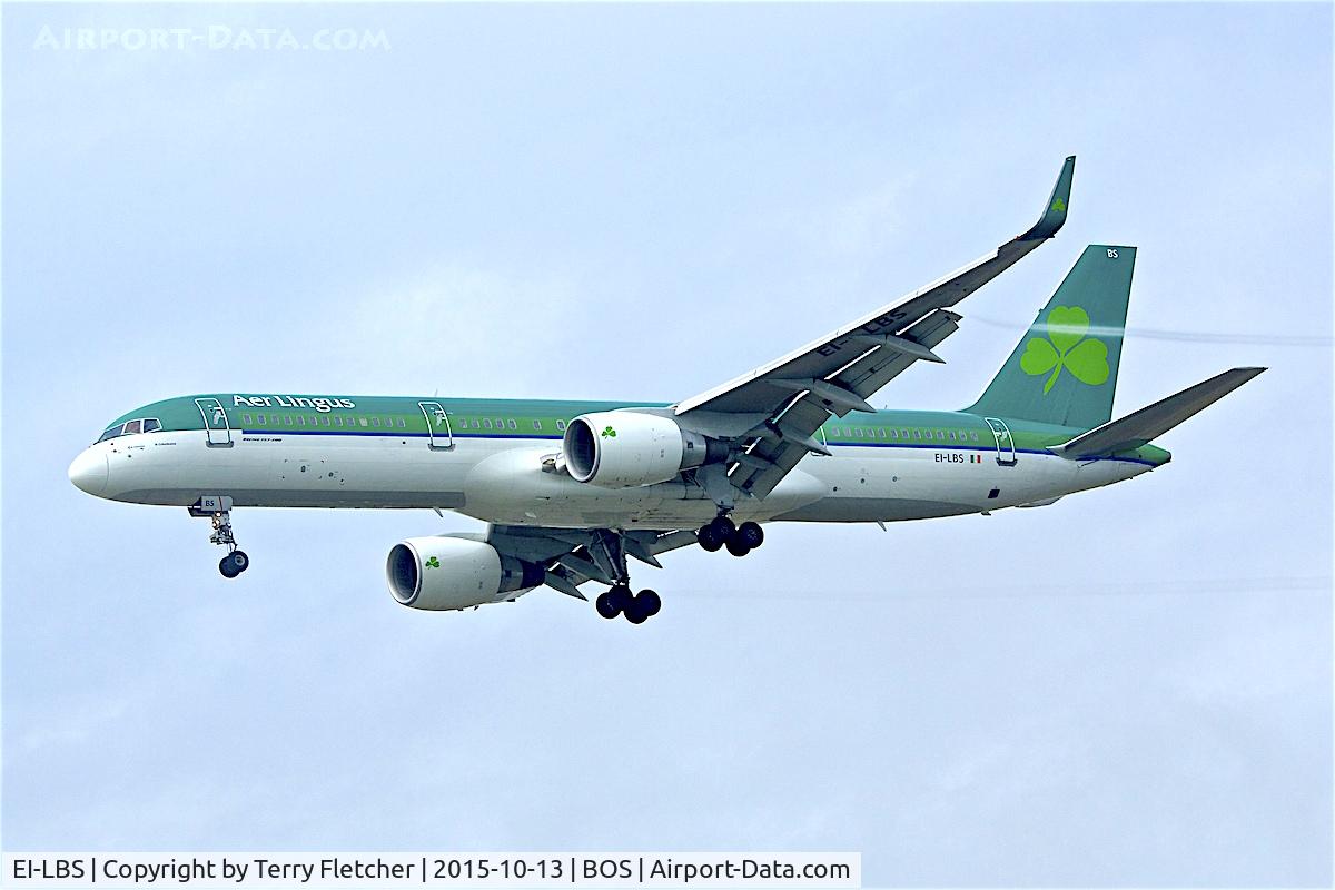 EI-LBS, 1998 Boeing 757-2Q8 C/N 27623, EI-LBS (St Columbanus), 1998 Boeing 757-2Q8, c/n: 27623
 at Boston