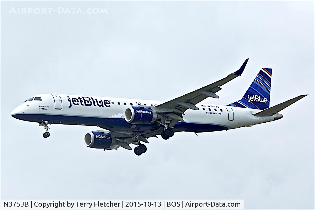 N375JB, 2013 Embraer 195AR (ERJ-190-200IGW) C/N 19000637, 2013 EMBRAER ERJ 190-100 IGW, c/n: 19000637