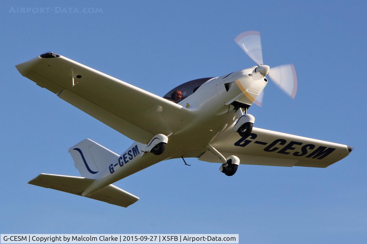 G-CESM, 2011 TL Ultralight TL-2000 Sting Sport C/N LAA 347-14801, TL Ultralight TL-2000 Sting Sport, shortly after take-off, Fishburn Airfield, September 27th 2015.