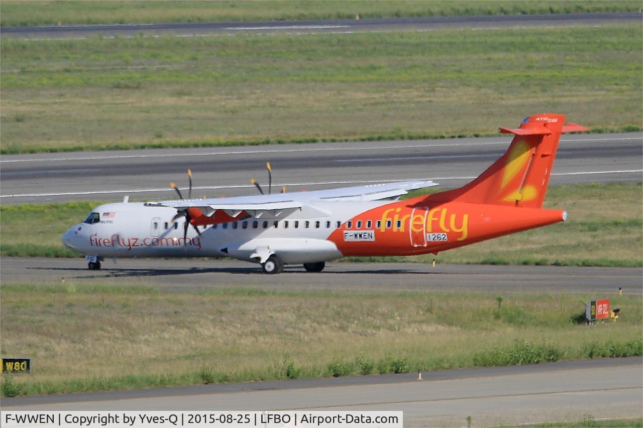 F-WWEN, 2015 ATR 72-600 C/N 1262, ATR 72-600, Holding point rwy 14R, Toulouse-Blagnac airport (LFBO-TLS)