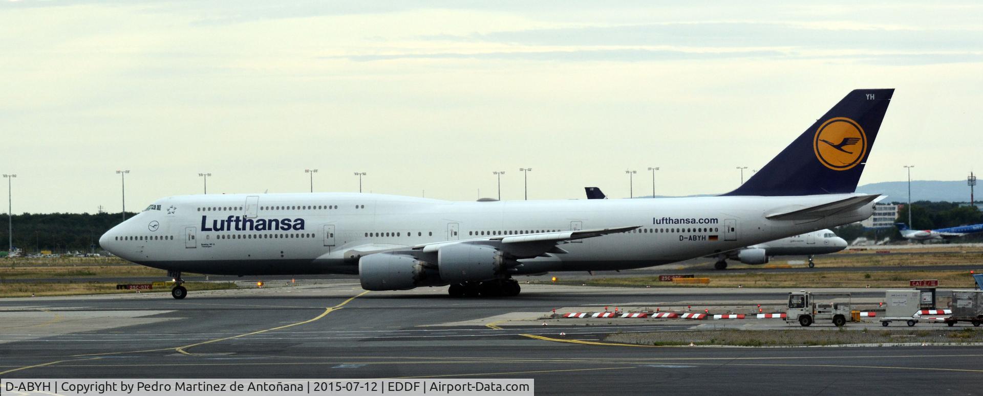 D-ABYH, 2013 Boeing 747-830 C/N 37832, Frankfurt