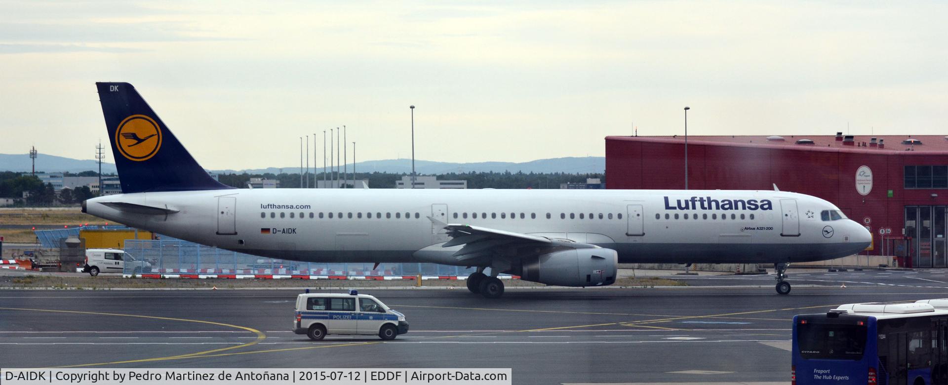 D-AIDK, 2011 Airbus A321-231 C/N 4819, Frankfurt