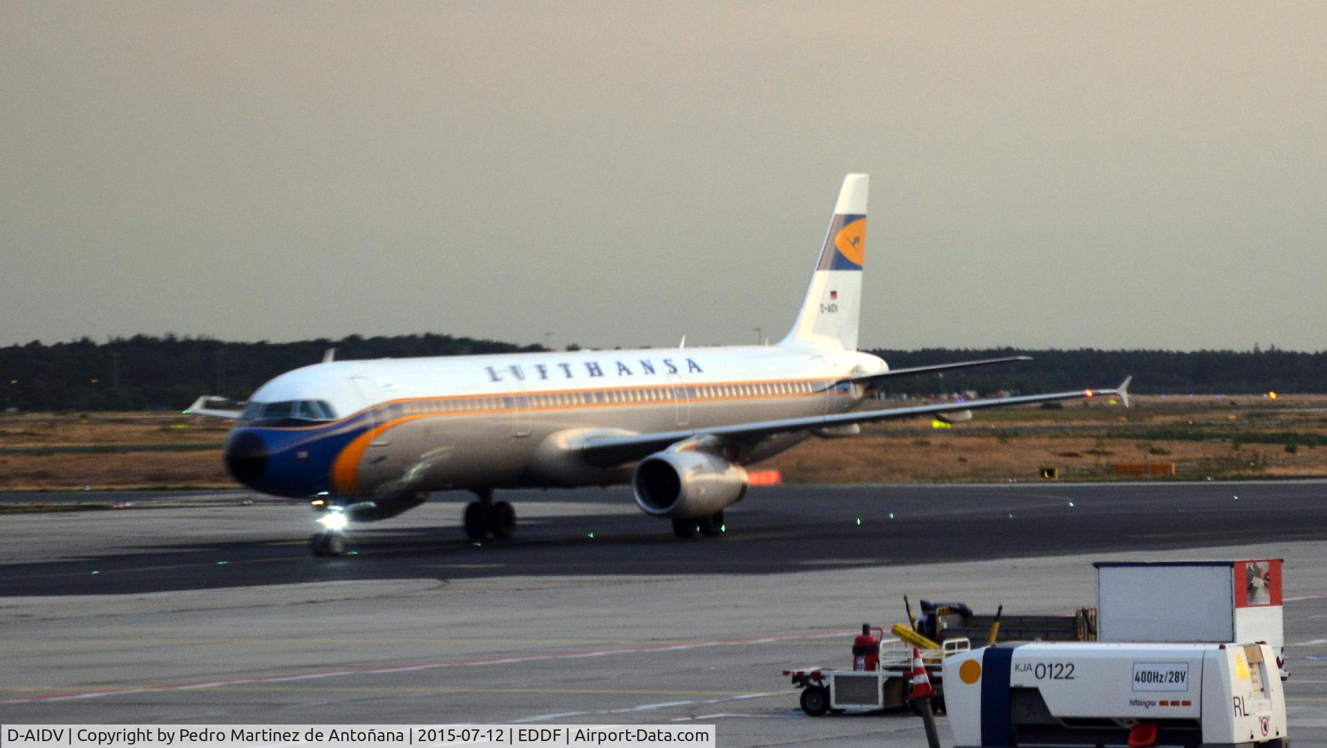 D-AIDV, 2012 Airbus A321-231 C/N 5413, Frankfurt