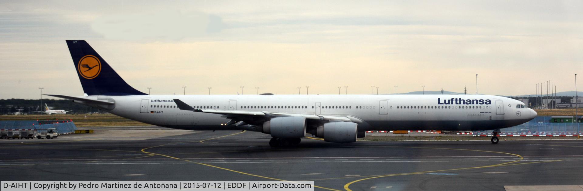 D-AIHT, 2008 Airbus A340-642 C/N 846, Frankfurt