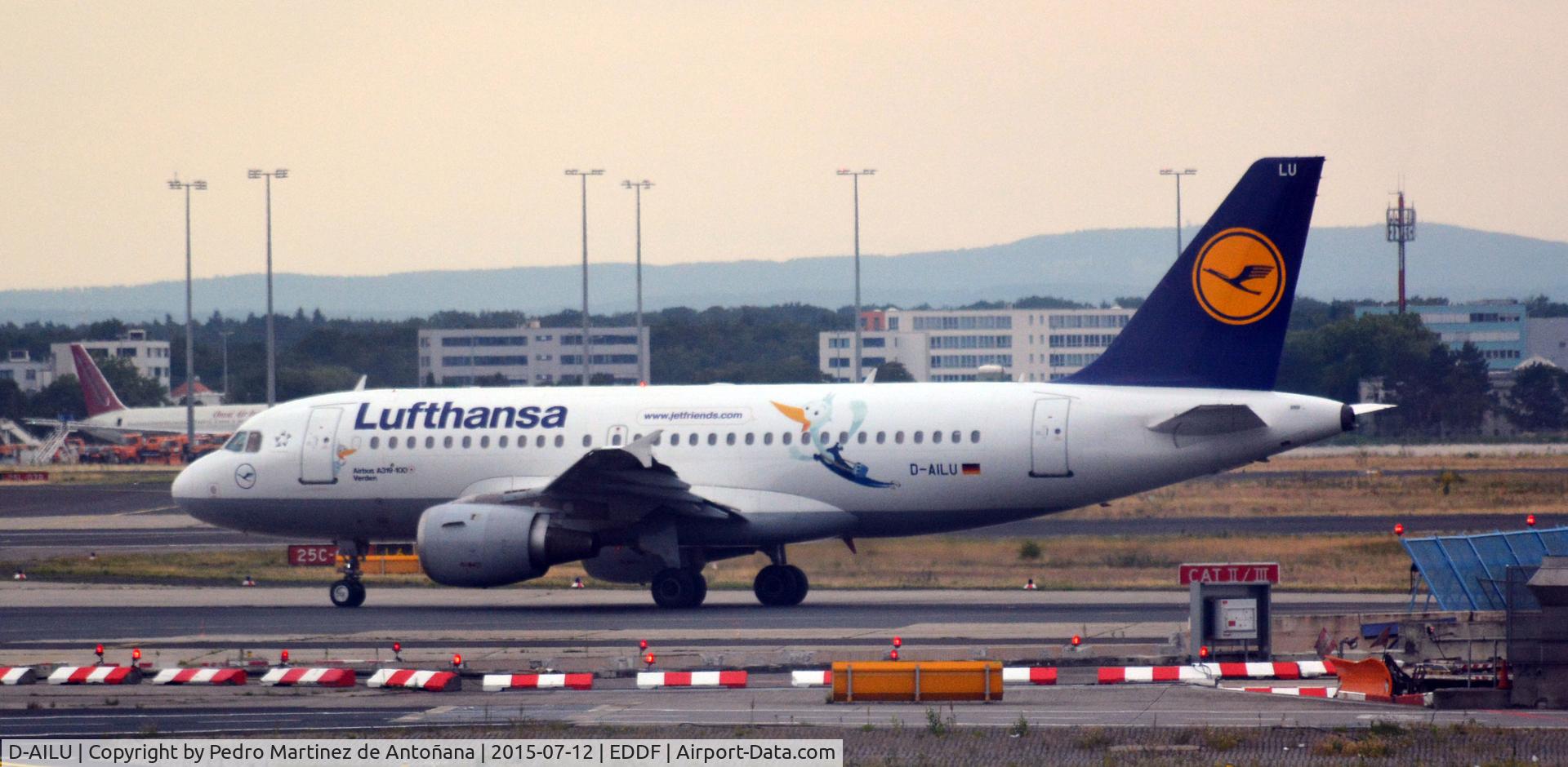 D-AILU, 1997 Airbus A319-114 C/N 744, Frankfurt