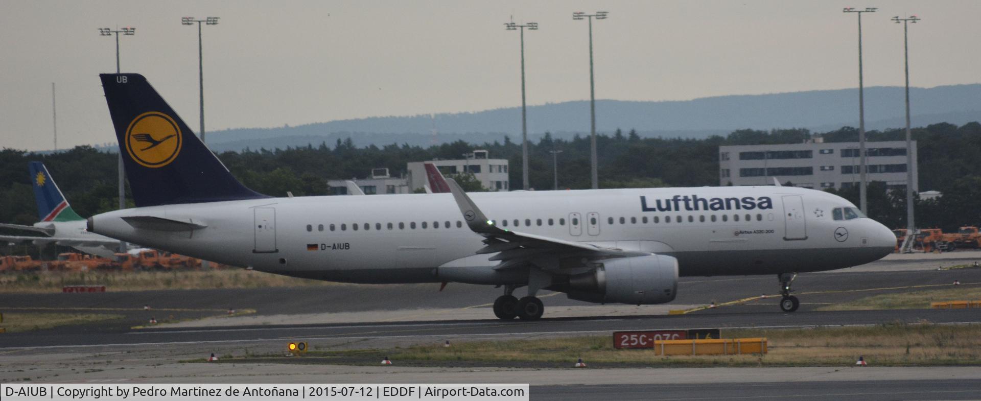 D-AIUB, 2014 Airbus A320-214 C/N 5972, Frankfurt