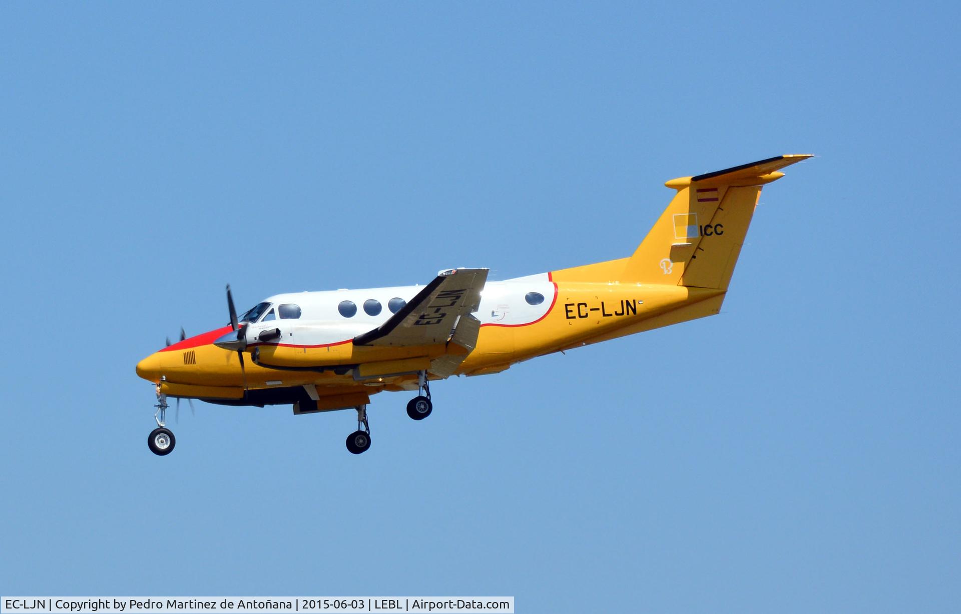 EC-LJN, 2009 Hawker Beechcraft B200GT King Air C/N BY-95, El Prat  Barcelona - España