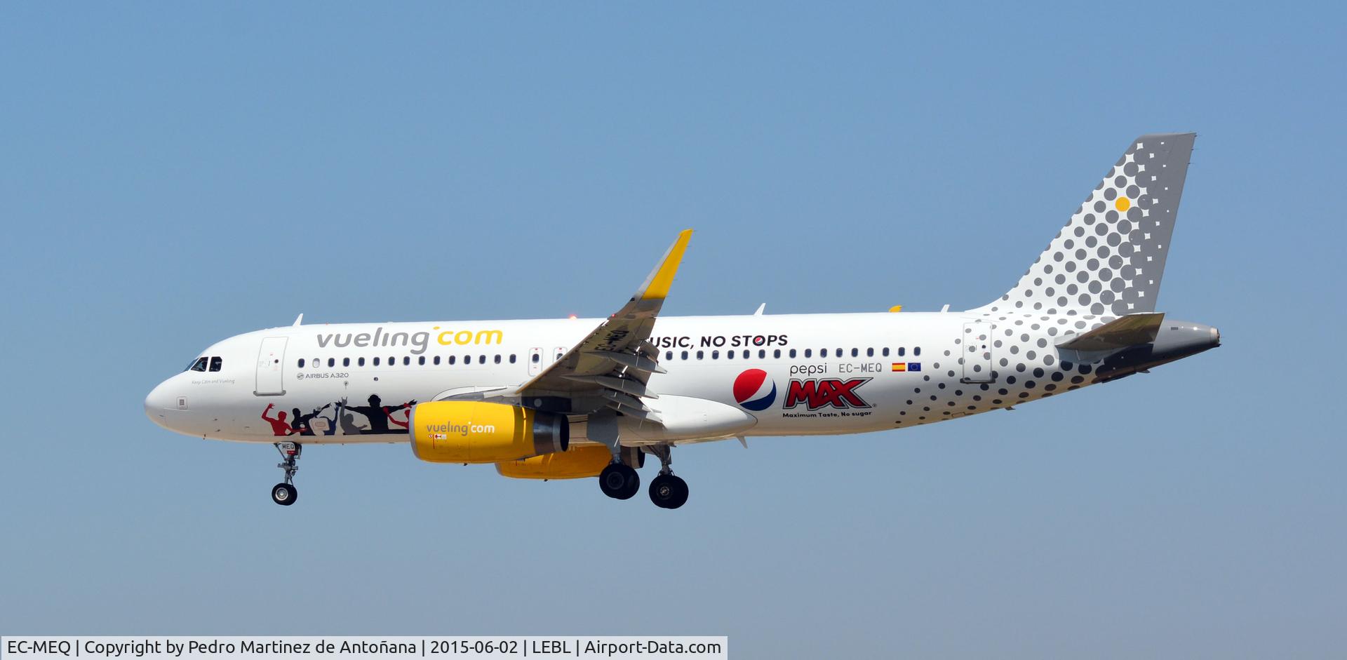EC-MEQ, 2015 Airbus A320-232 C/N 6483, El Prat  Barcelona - España