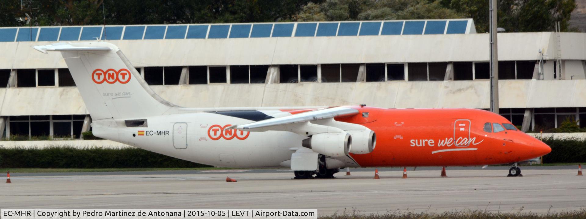 EC-MHR, 1990 British Aerospace BAe.146-300 C/N E3166, Foronda Vitoria-Gasteiz  - España