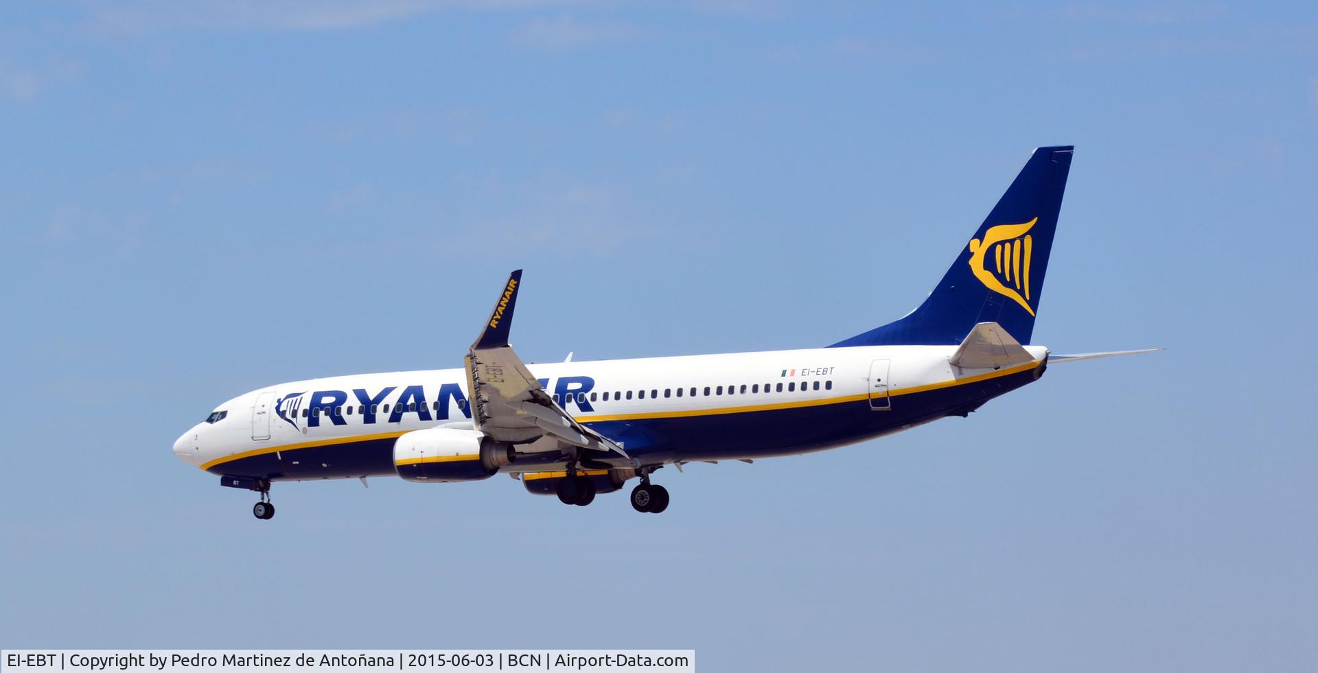 EI-EBT, 2009 Boeing 737-8AS C/N 35000, El Prat  Barcelona - España