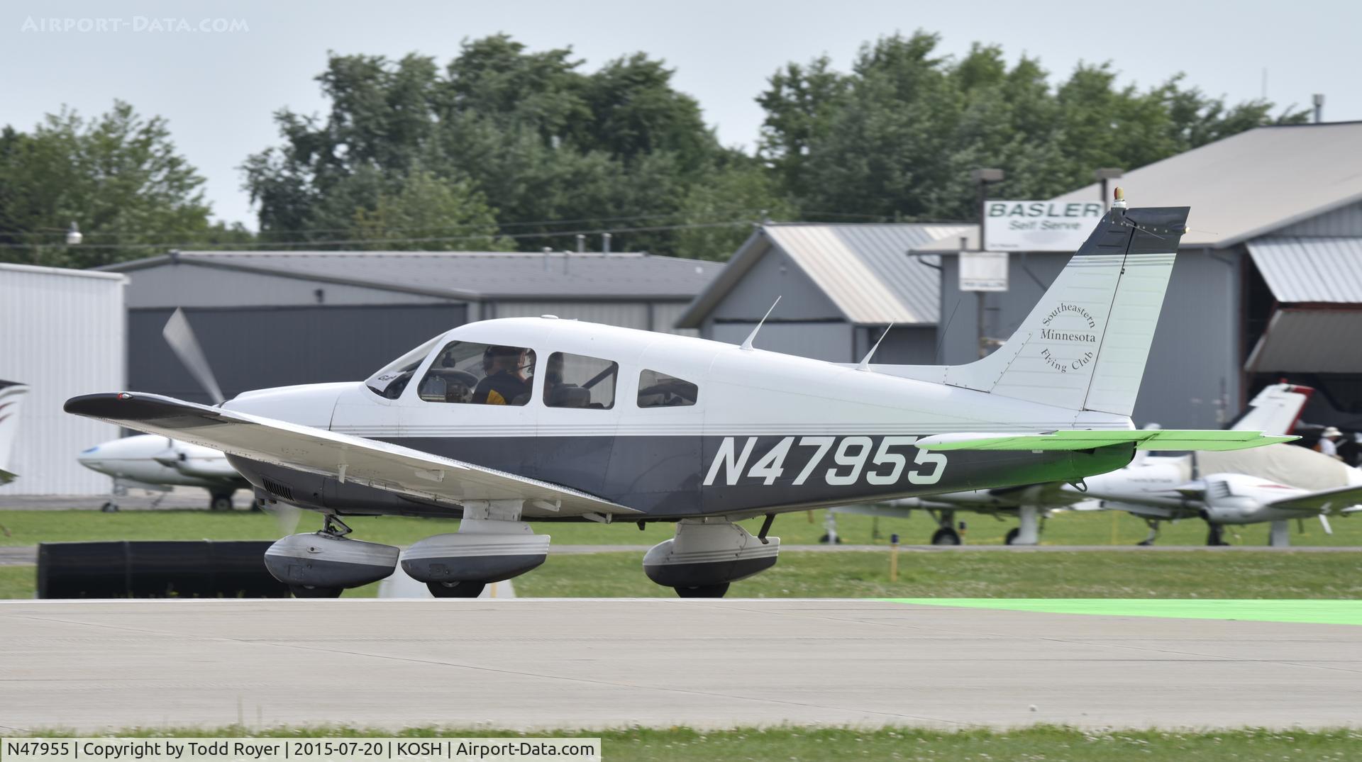 N47955, 1977 Piper PA-28-181 C/N 28-7890159, Airventure 2015