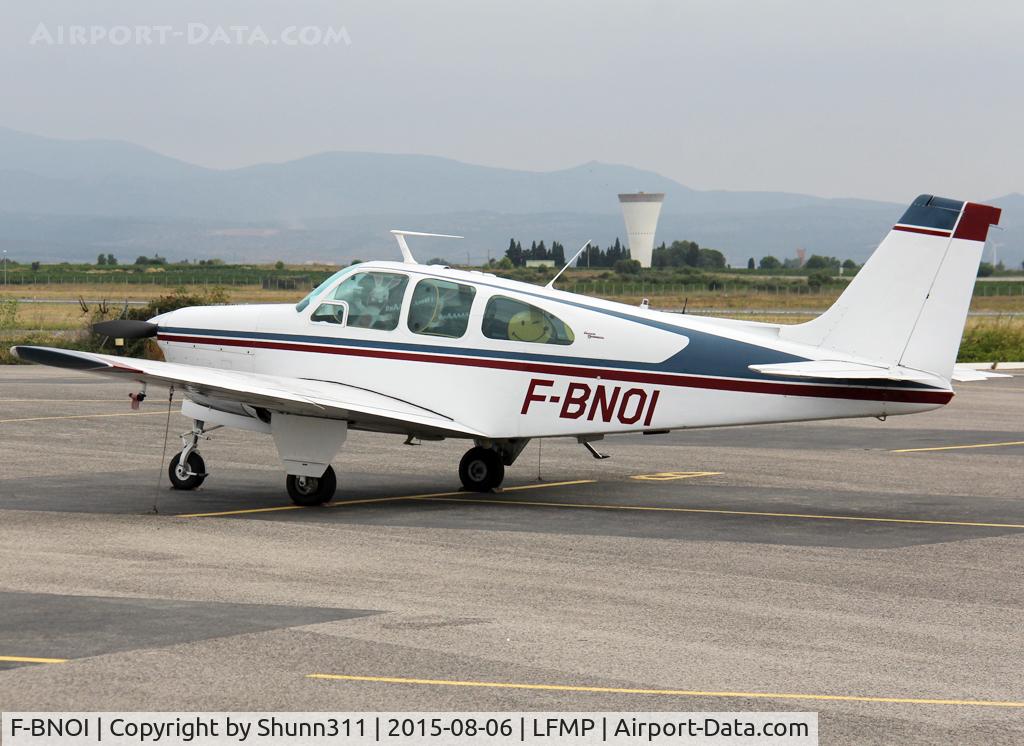 F-BNOI, 1966 Beechcraft 35-3CCA Debonair C/N CE-39, Parked at the General Aviation area...