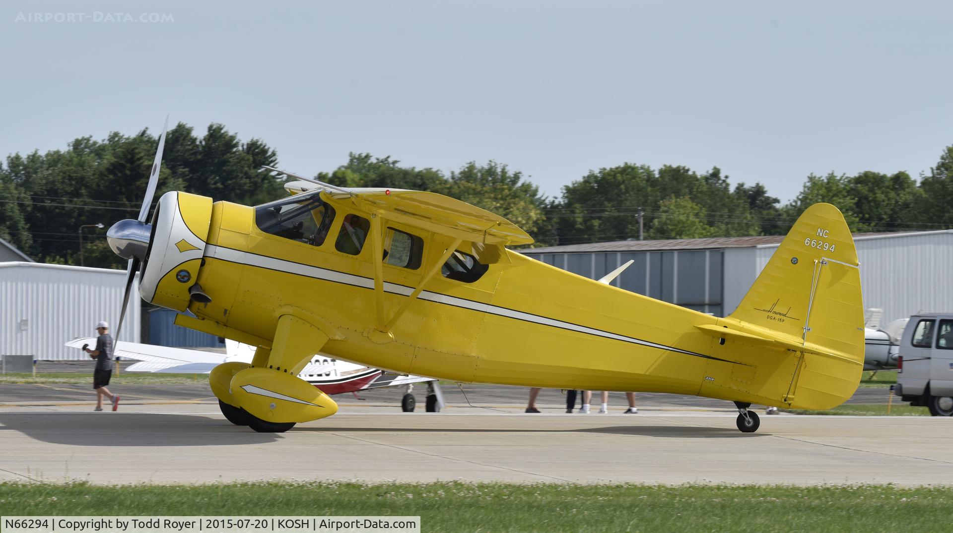 N66294, 1943 Howard Aircraft DGA-15P C/N 892, Airventure 2015