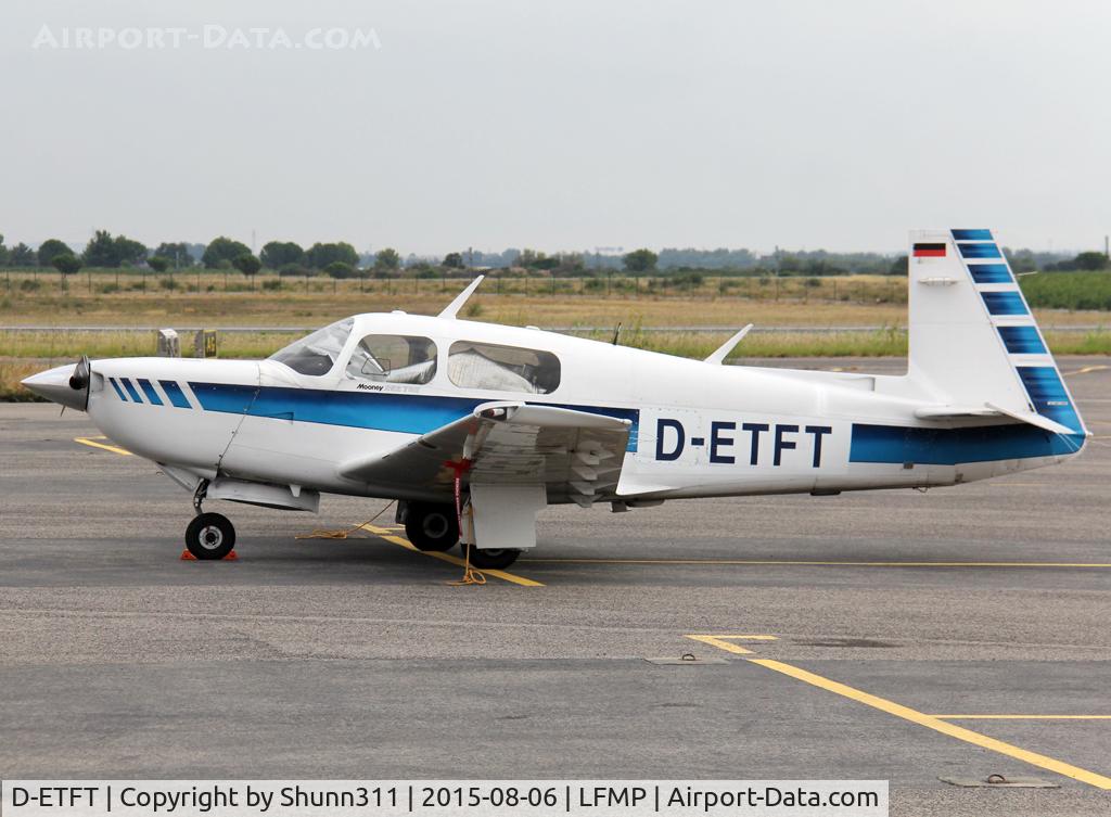 D-ETFT, Mooney M20K 252 TSE C/N 25-1227, Parked at the General Aviation area...