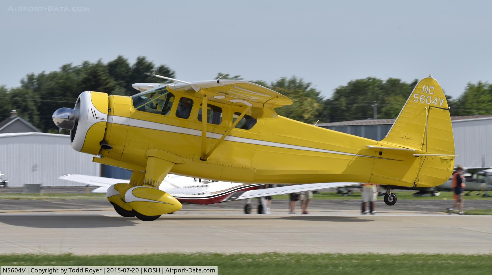 N5604V, 1943 Howard Aircraft DGA-15P C/N 859, Airventure 2015