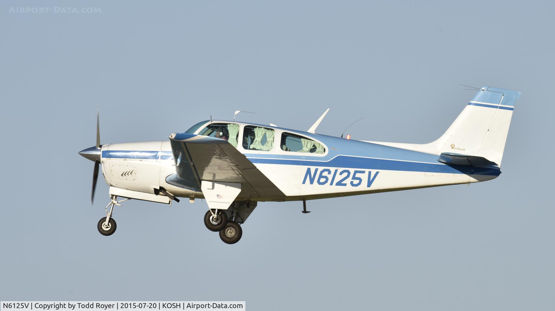 N6125V, 1965 Beech 35-C33 Debonair C/N CD-857, Airventure 2015