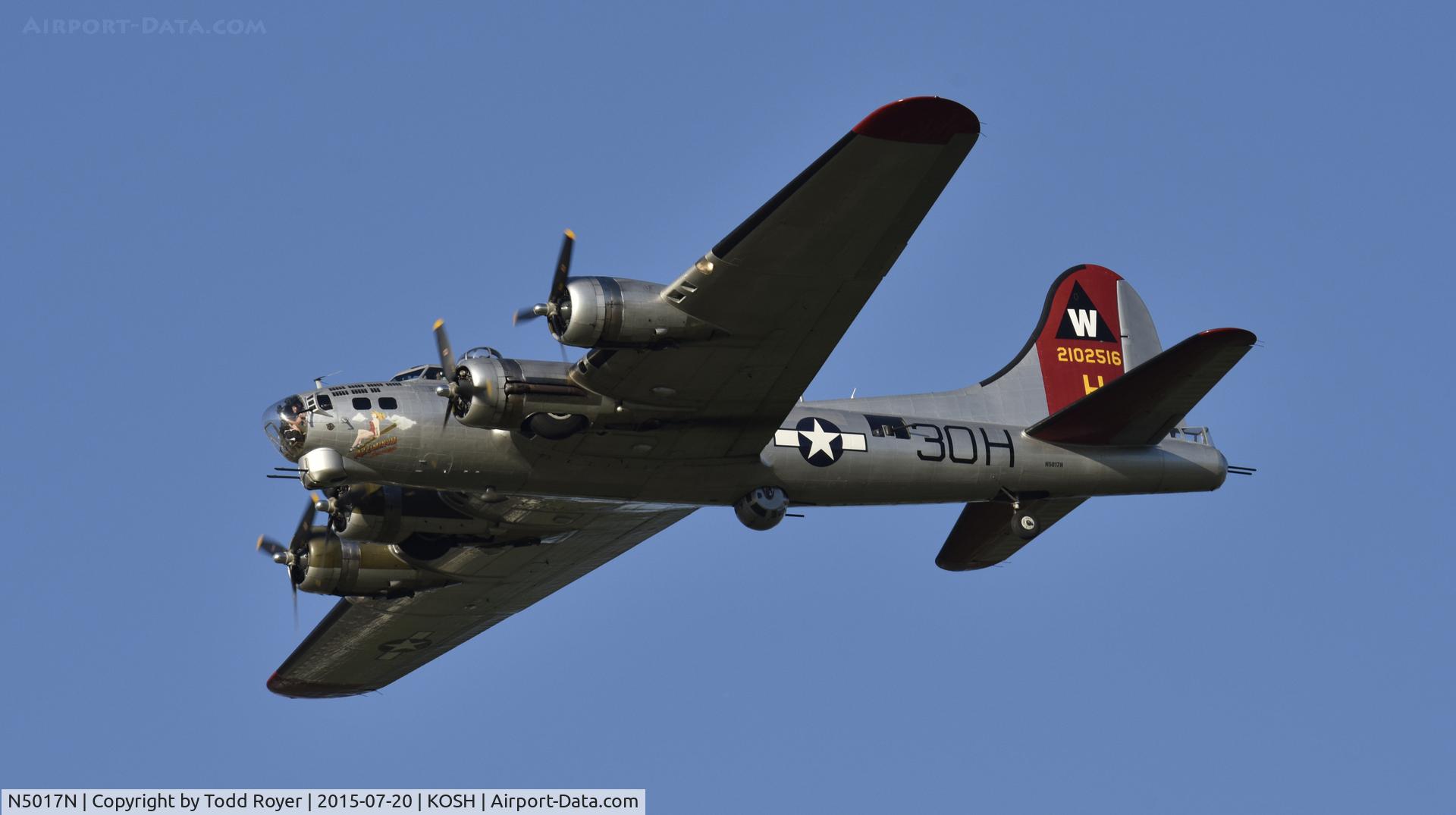 N5017N, 1944 Lockheed/Vega (Boeing) B-17G-105-VE Flying Fortress C/N 8649, Airventure 2015