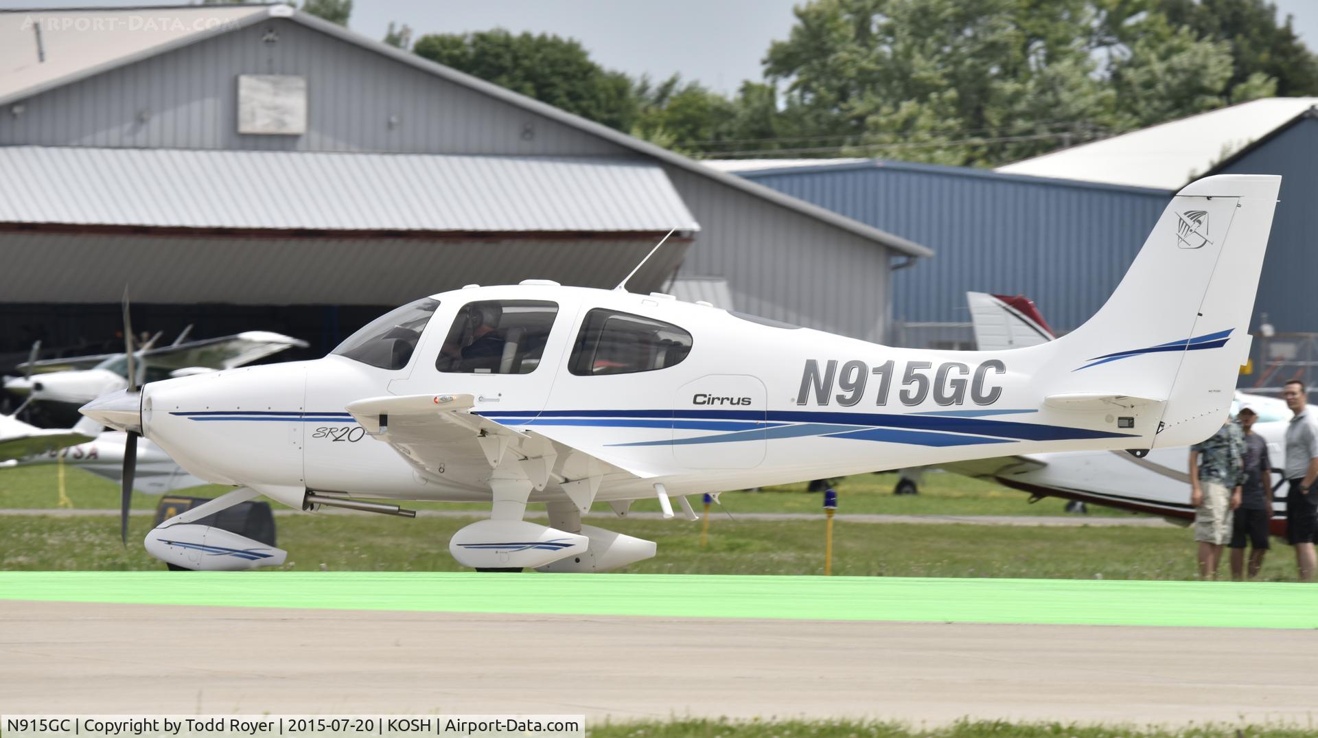 N915GC, 2003 Cirrus SR20 C/N 1348, Airventure 2015