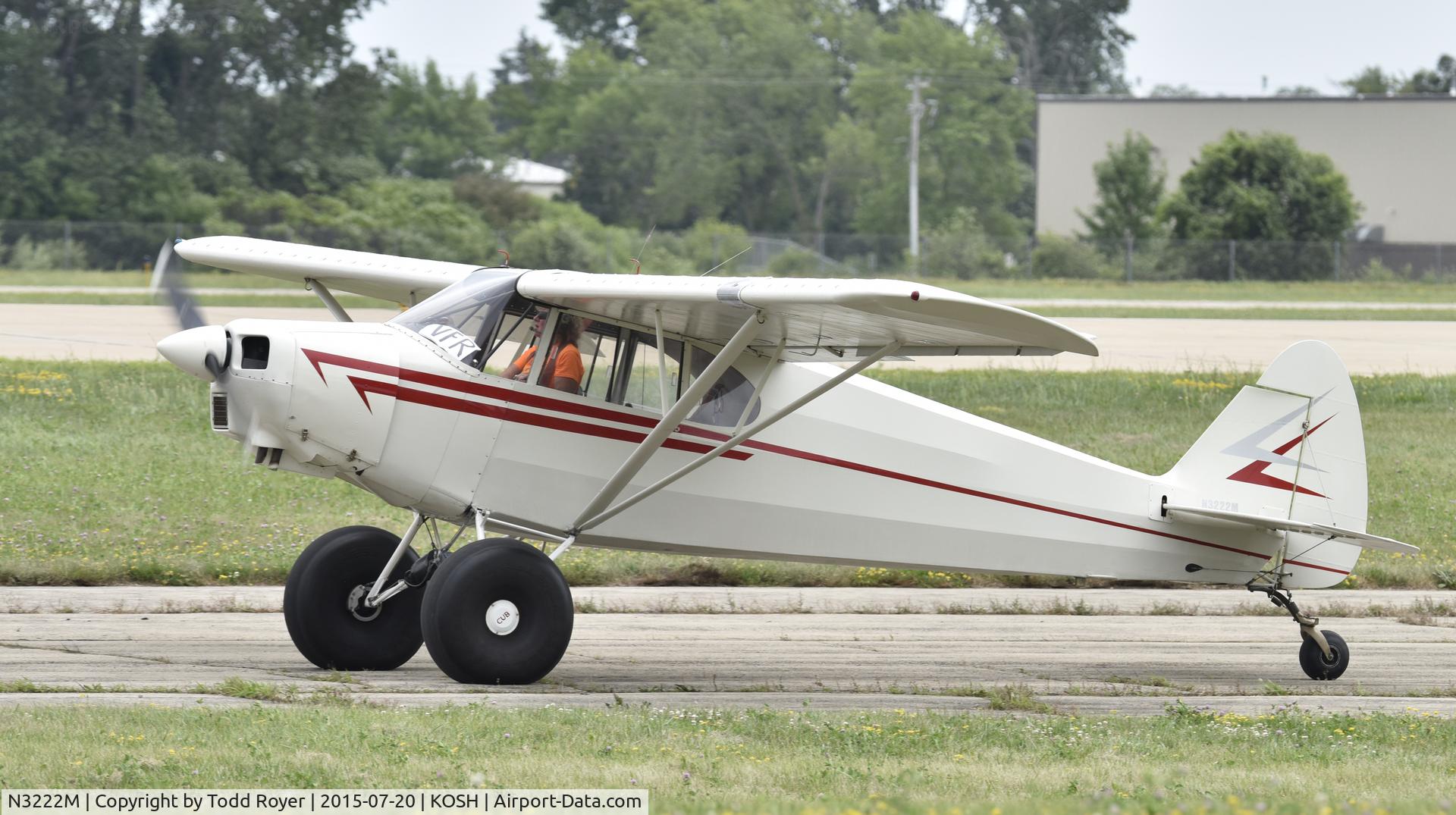N3222M, 1947 Piper PA-12 Super Cruiser C/N 12-1887, Airventure 2015