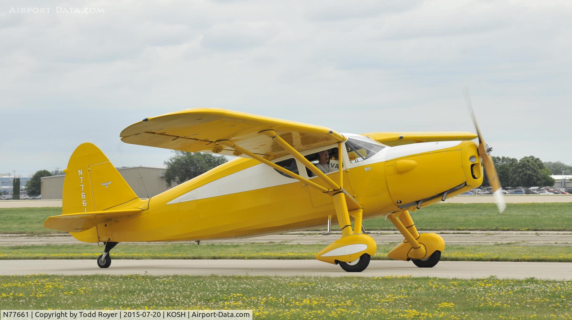 N77661, 1947 Fairchild 24R-46 C/N R46-361, Airventure 2015