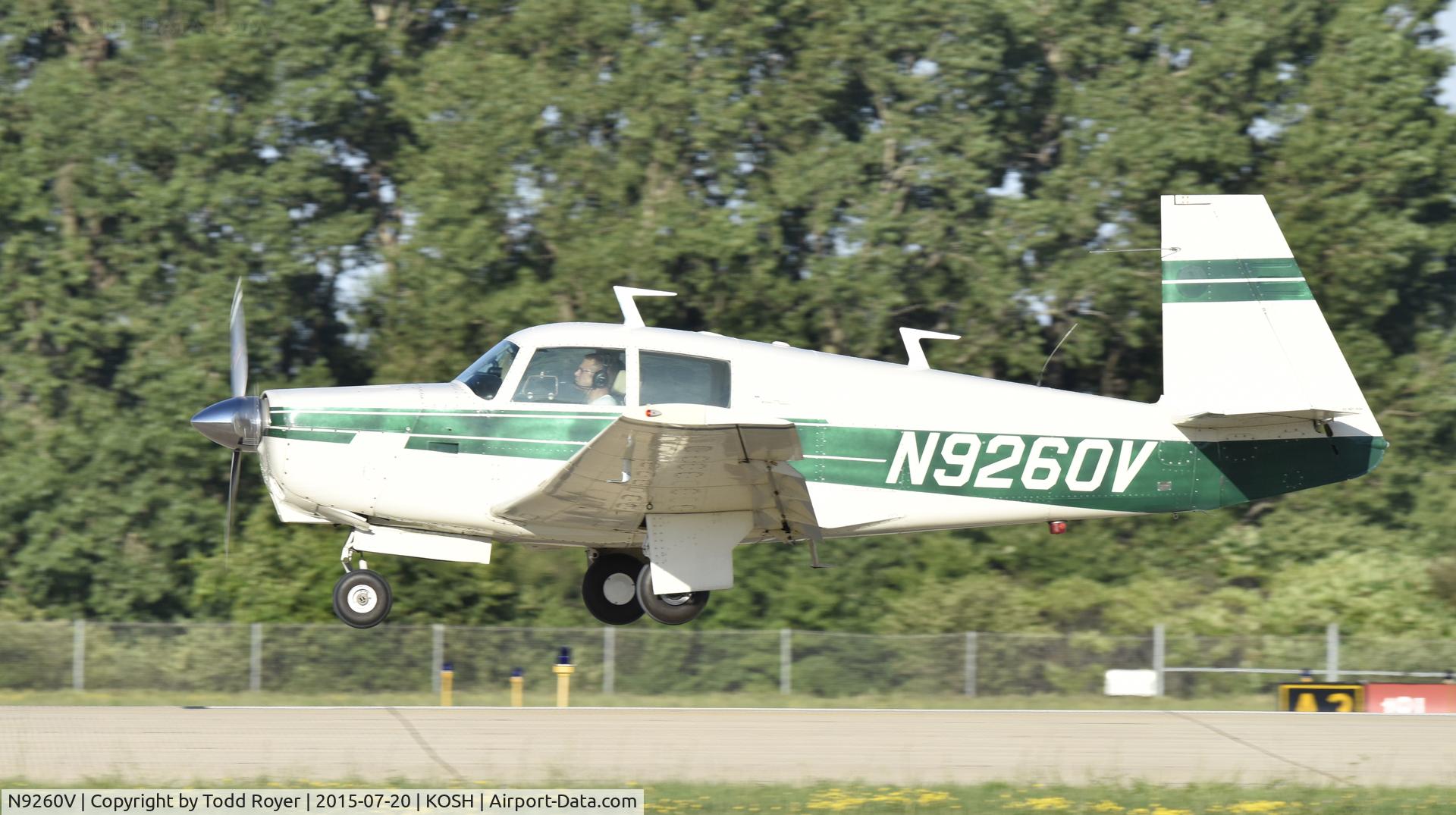 N9260V, 1969 Mooney M20C Ranger C/N 690069, Airventure 2015