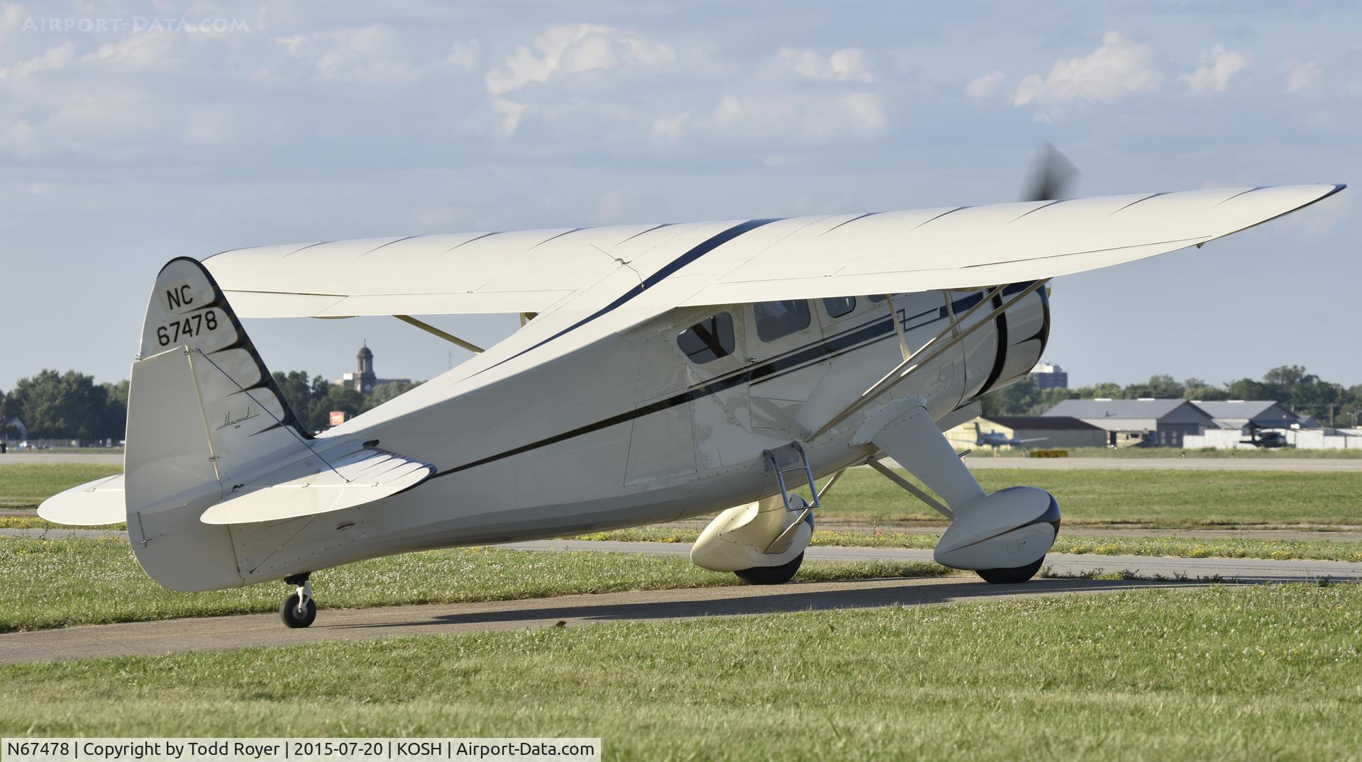N67478, Howard Aircraft DGA-15P C/N 562, Airventure 2015