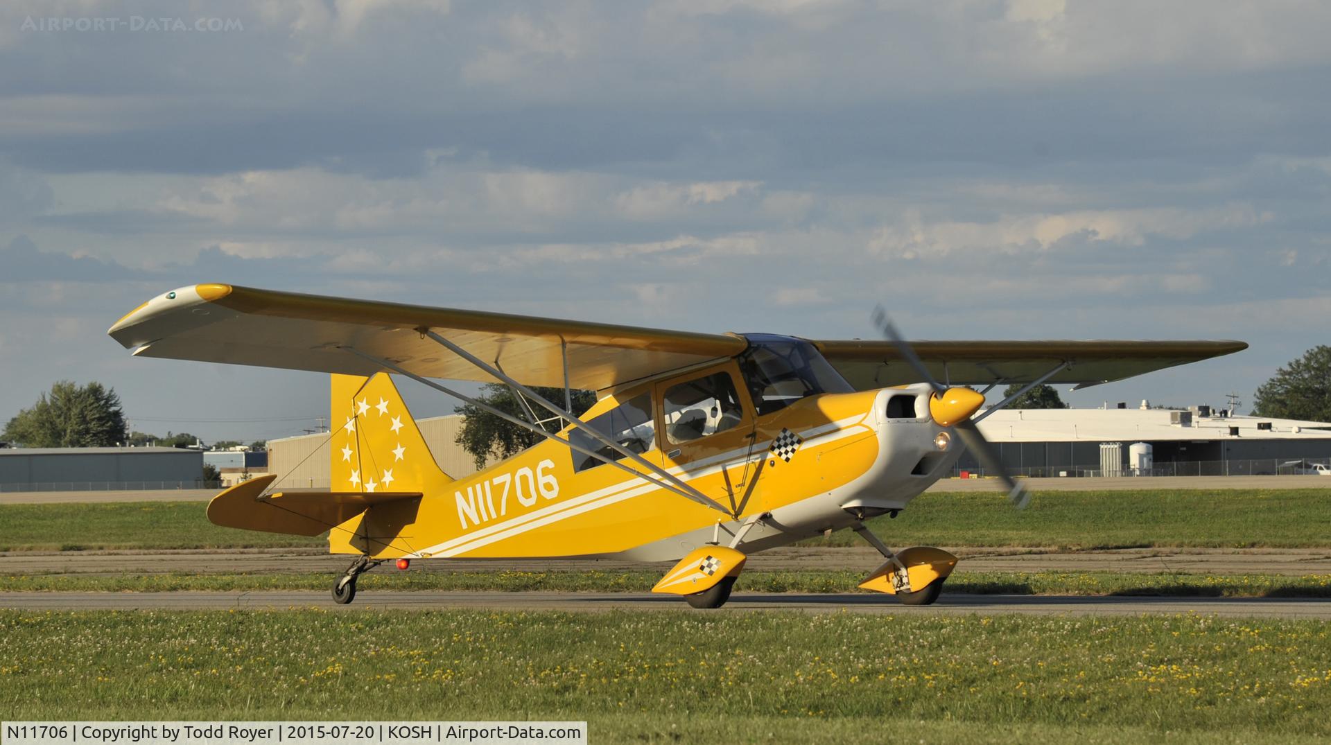 N11706, 1972 Bellanca 7KCAB Citabria C/N 319-72, Airventure 2015