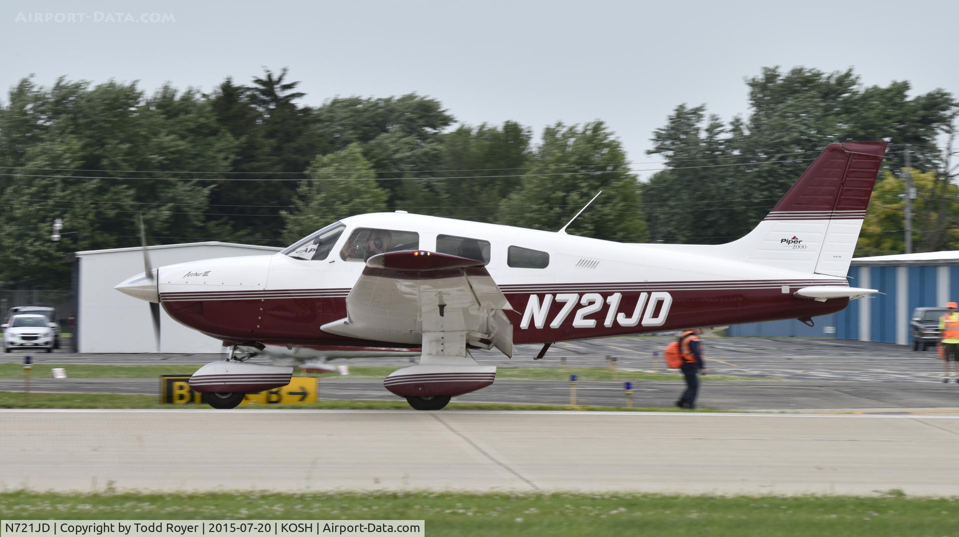 N721JD, 2000 Piper PA-28-181 C/N 2843410, Airventure 2015