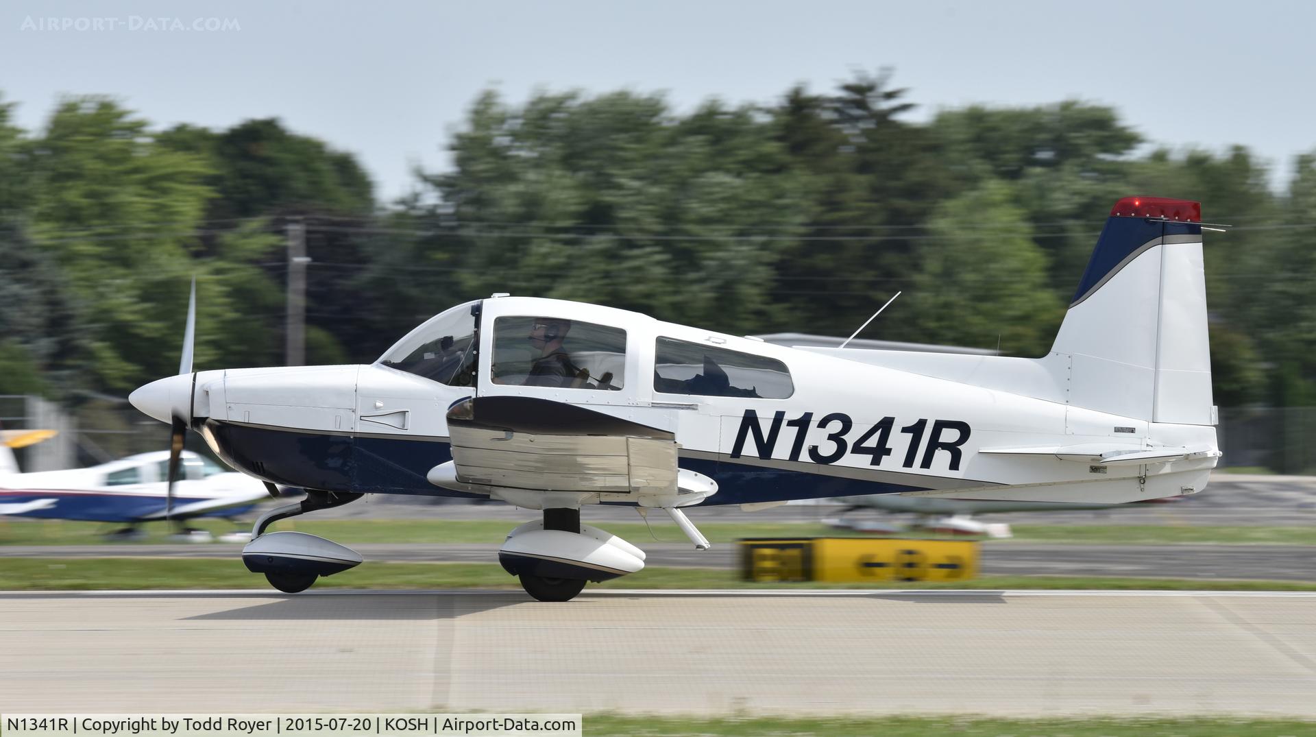 N1341R, 1975 Grumman American AA-5 Traveler C/N AA5-0741, Airventure 2015