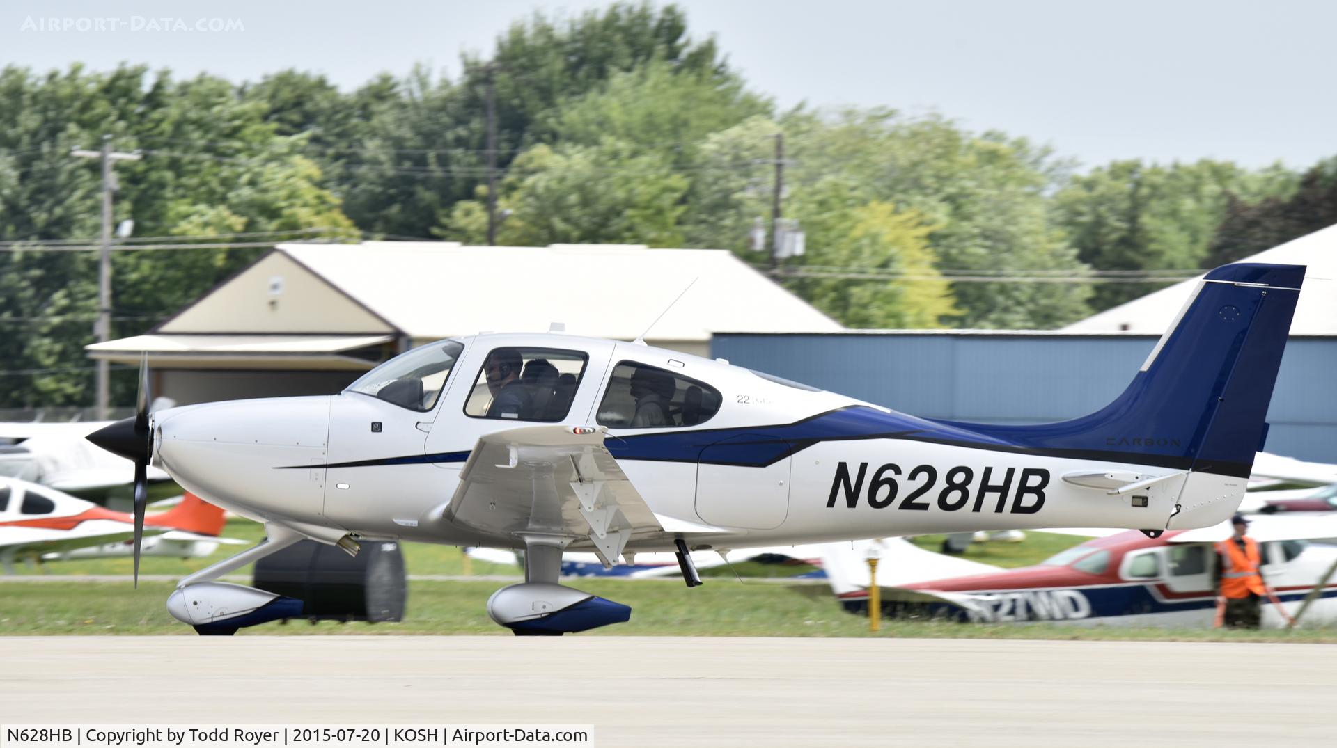 N628HB, 2015 Cirrus SR22 C/N 4167, Airventure 2015