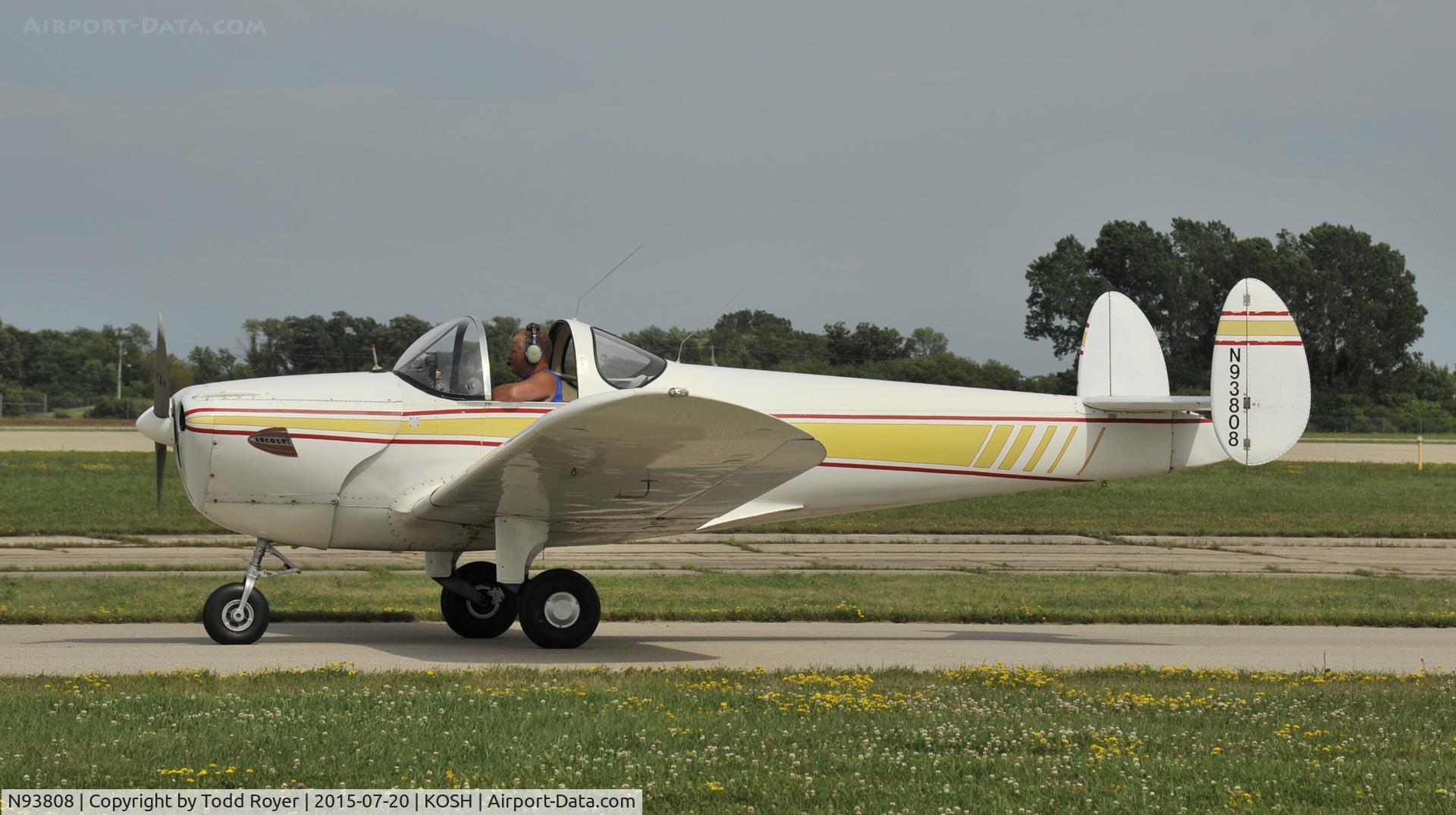 N93808, 1946 Erco 415C Ercoupe C/N 1131, Airventure 2015