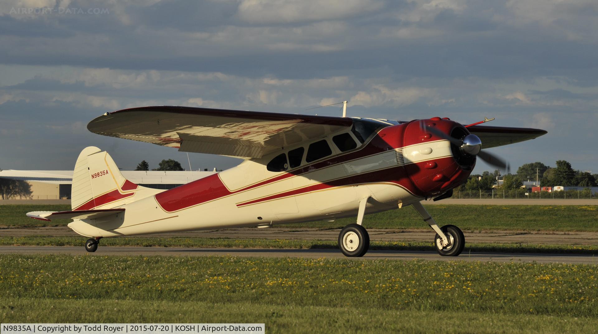 N9835A, 1950 Cessna 195A C/N 7528, Airventure 2015