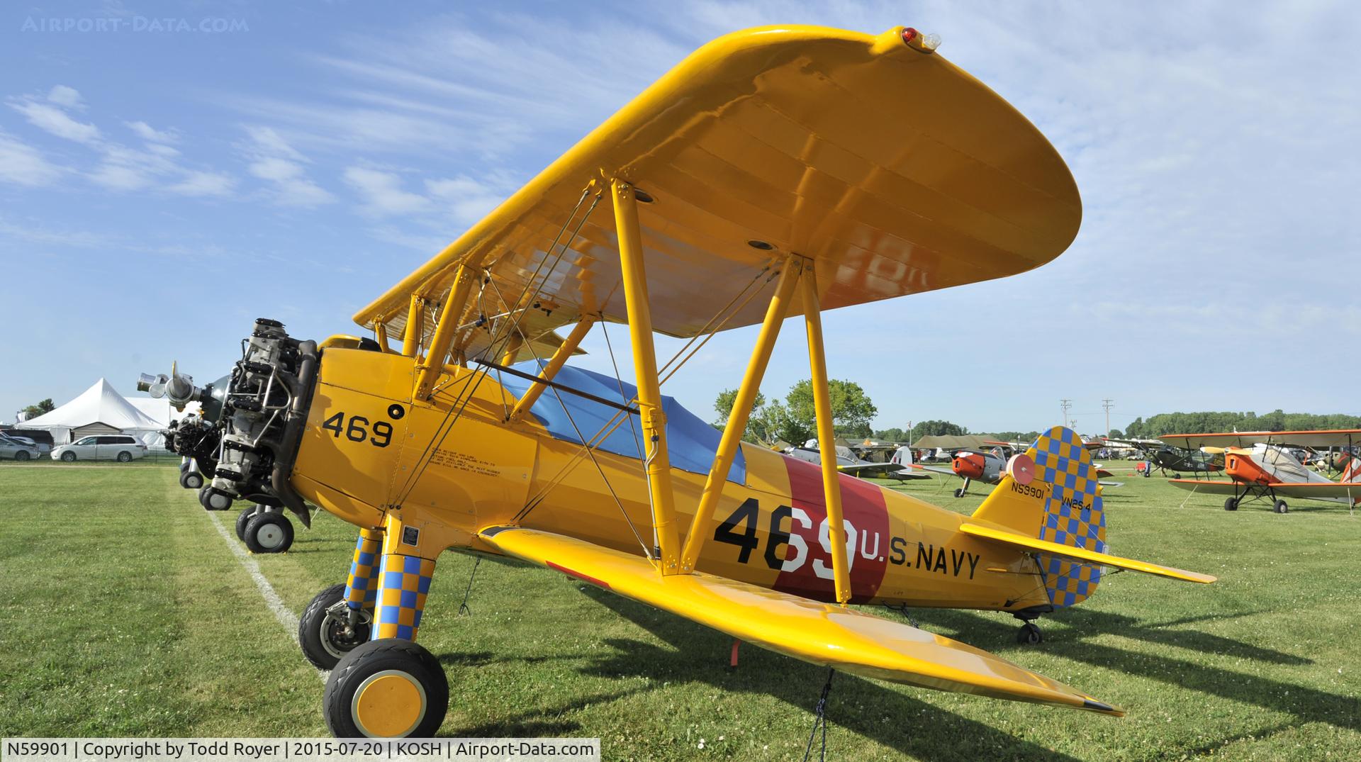 N59901, 1942 Boeing A75N1(PT17) C/N 75-3379, Airventure 2015