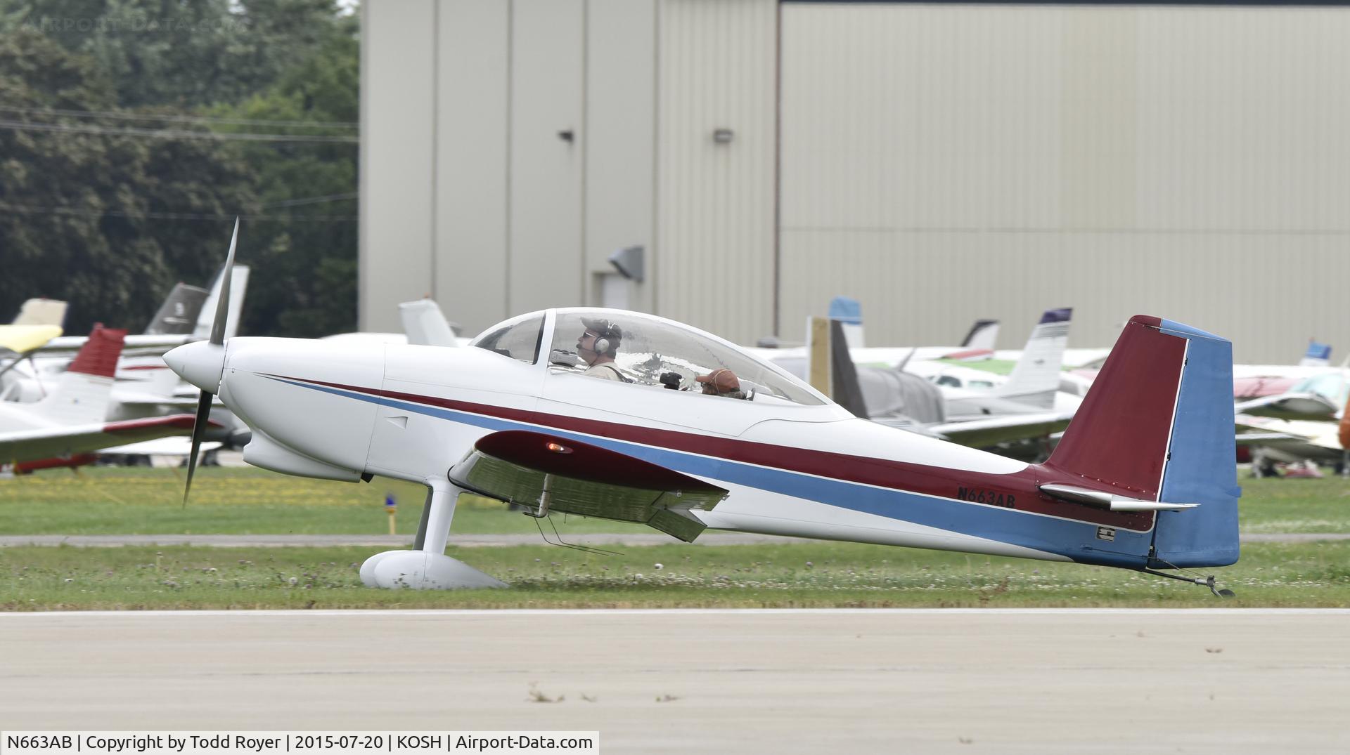 N663AB, 2003 Vans RV-8 C/N 80176, Airventure 2015