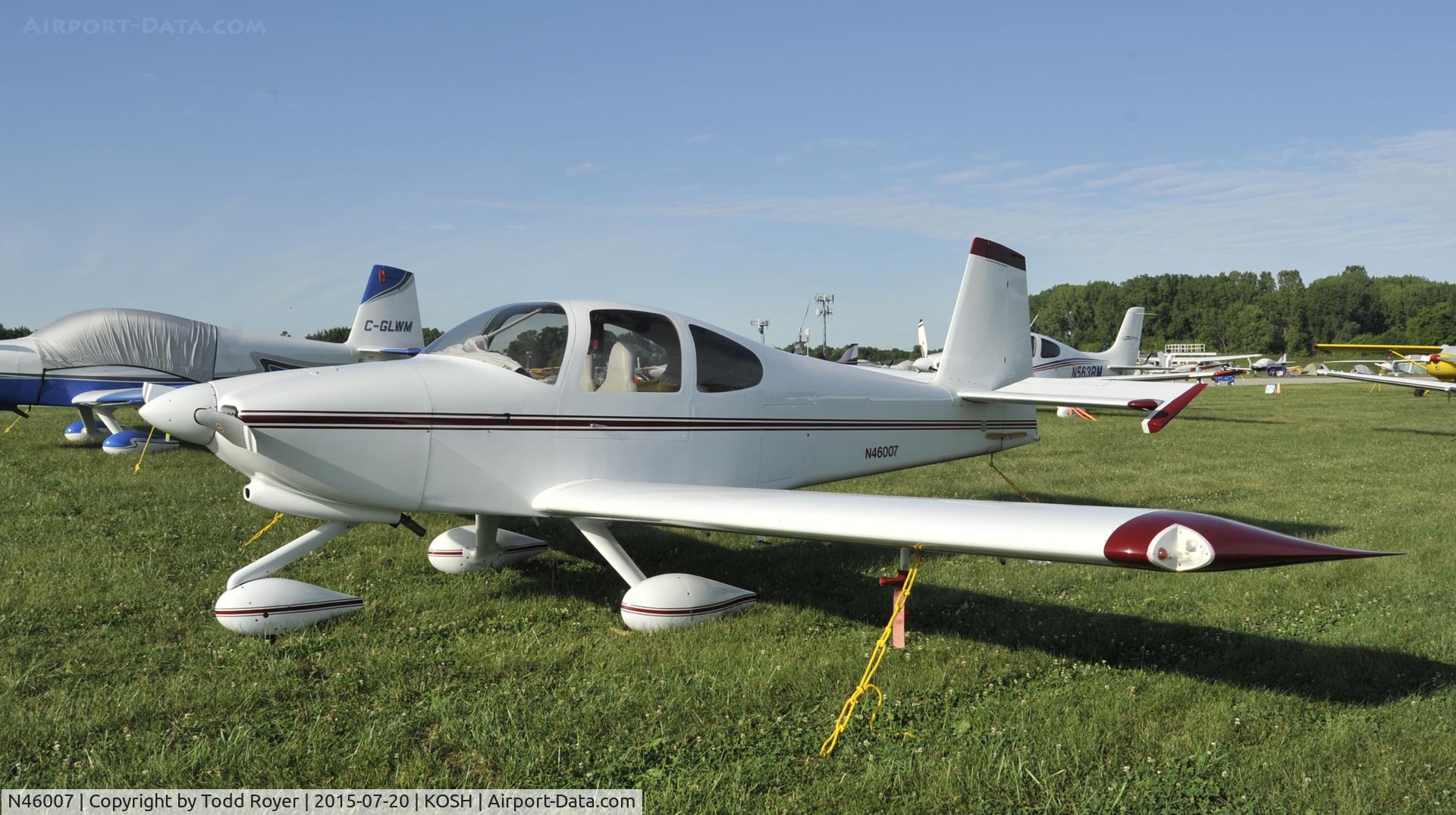 N46007, 2008 Vans RV-10 C/N 549702, Airventure 2015