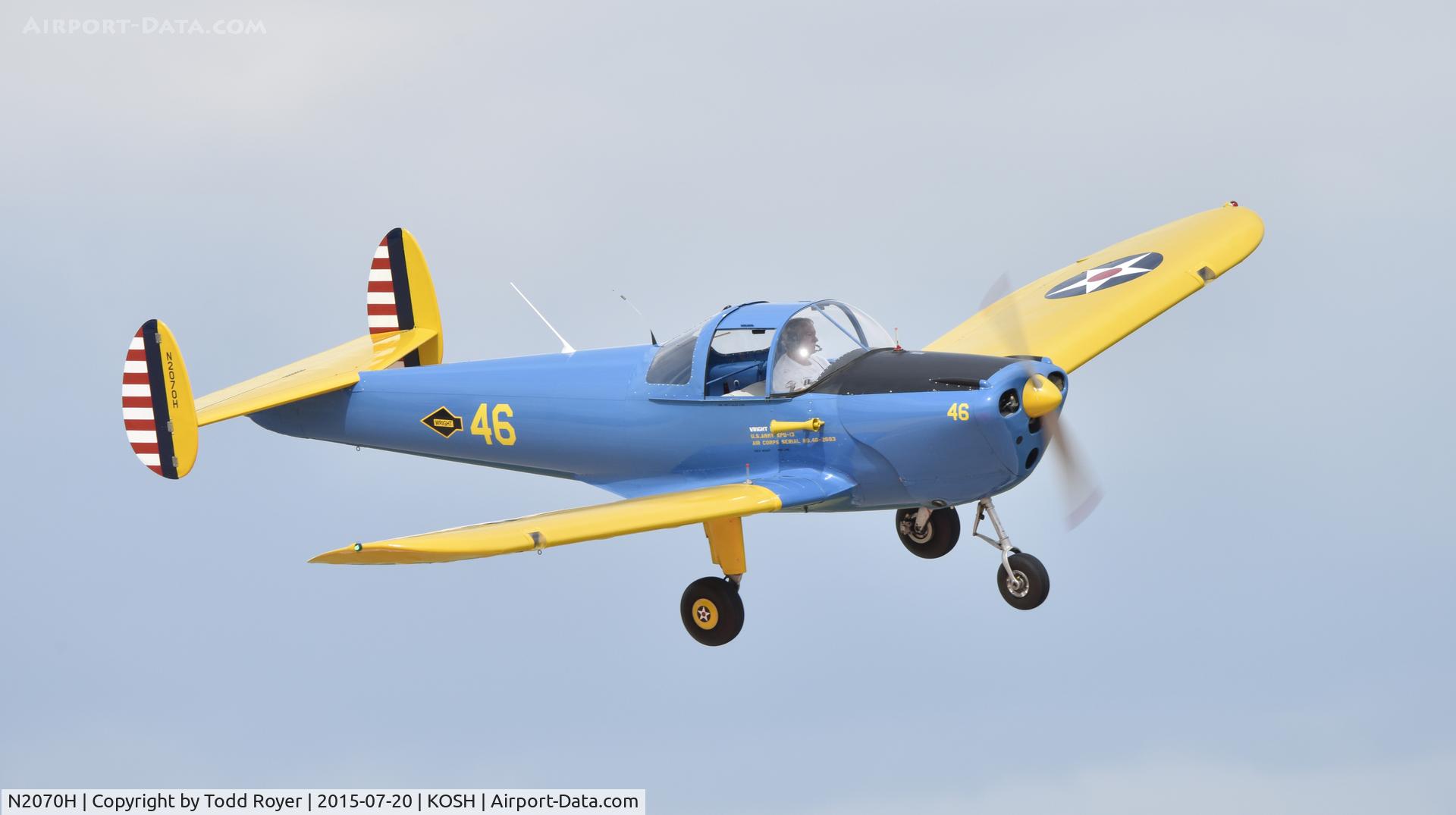 N2070H, 1946 Erco 415D Ercoupe C/N 2693, Airventure 2015